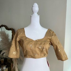 Gold Choli
